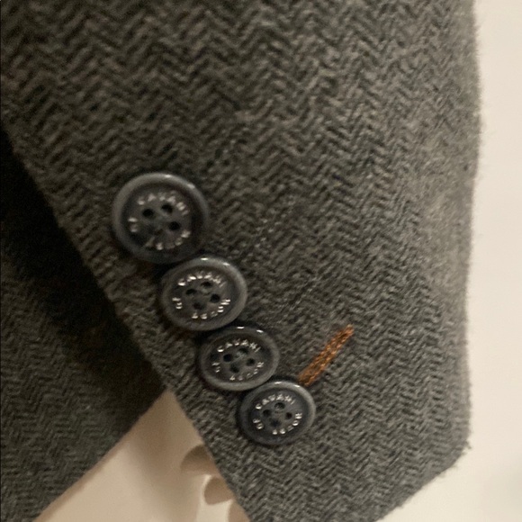 House Of Cavani Herringbone Gray Blazer - Picture 7 of 15